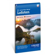 Lofoten Bil- och Turistkarta Calazo